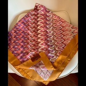 Missoni 100% silk scarf brand new